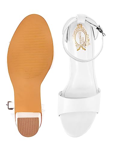 Image of Shoetopia Stylish Ankle Strap Block Heeled Sandals for Women & Girls