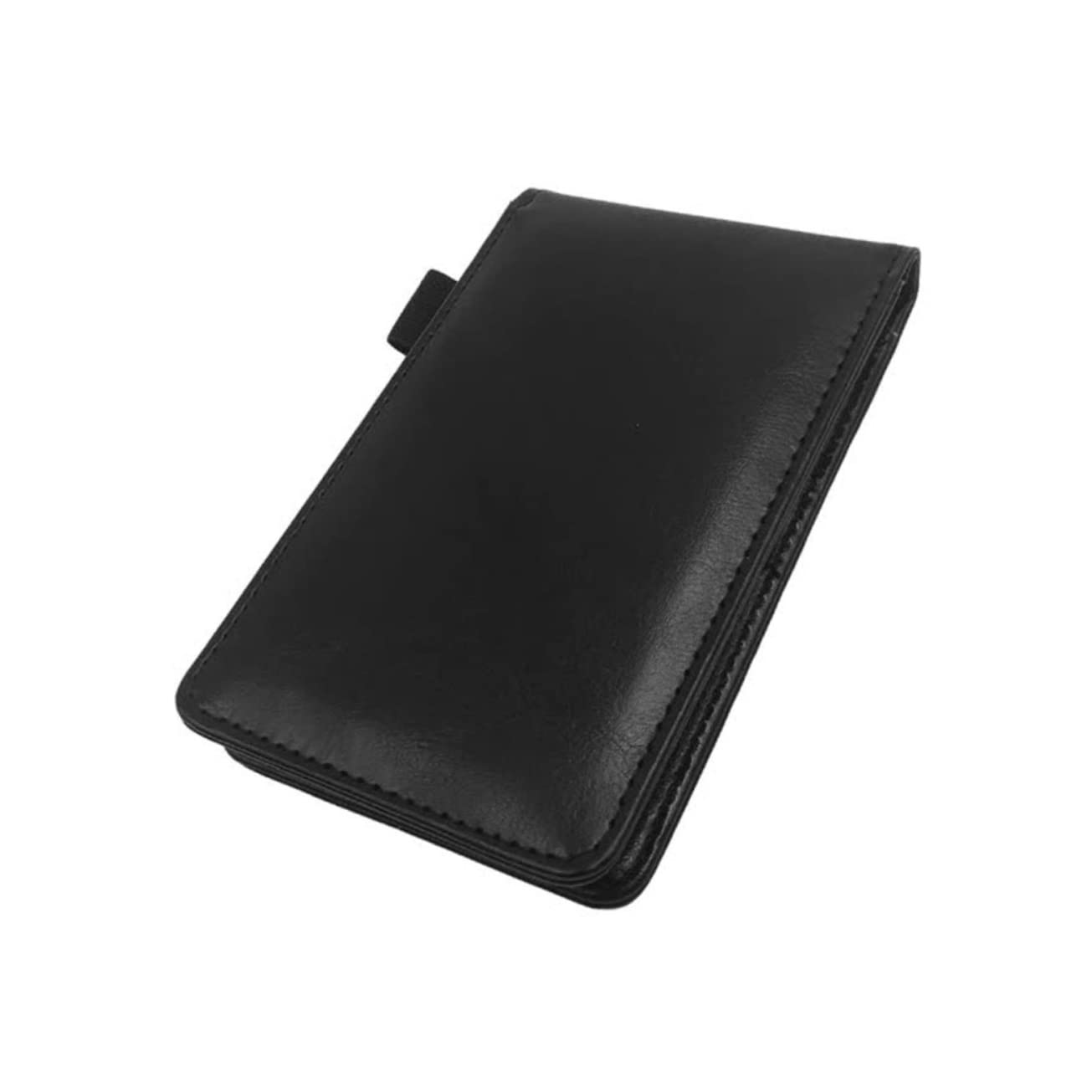 Gadpiparty 10 Pièces Carnet de Notes Portable Noir Planificateur de Bureau Multifonction PU avec Emplacement Stylo Organiseur Professionnel pour Tâches et