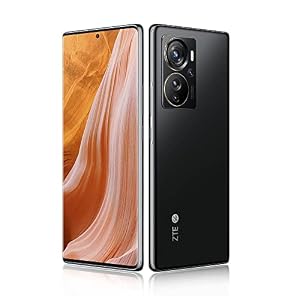 ZTE Axon 40 Pro Smartphone- 5G Unlocked Android Cell Phone Snapdragon 870, 6.67'' 144HZ AMOLED Display, 108MP AI Quad-Camera, 5000mAH 65W Quick Charge, 8GB+128GB, NFC, Black