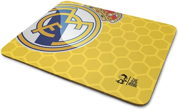 The Desi Monk Real Madrid CF Gaming Mouse Pad for Gamers | Real Madrid Mouse pad |Football Printed Mouse pad for Friends | Hala Madrid Anti Skid Technology Mouse Pad for Laptops and Computers|MP-213
