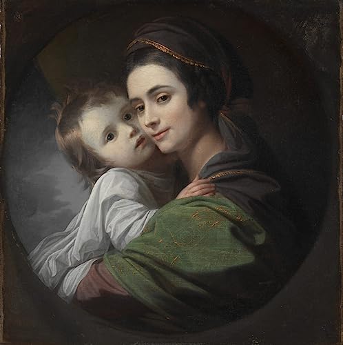 Toile moderne Benjamin West 60x90cm pour habiller un mur vide de salon avec élégance