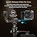 SmallRig HawkLock Quick Release Half Cage for Sony FX3 / FX30, with Cold Shoe and NATO Rail, Quick Release Plate for Arca, for Sony XLR Handle, for DJI RS 3 / RS 3 Pro/RS 4 / RS 4 Pro Gimbal