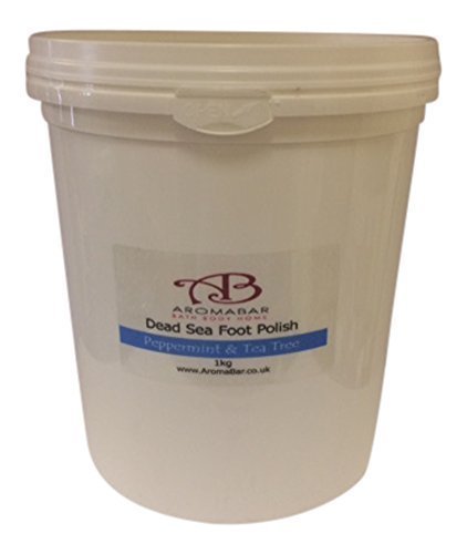 PIEDE Scrub POLISH 1KG MORTO MARE Sali con burro di karitè, Menta & Tea Tree 100% PURO & NATURALE CONFEZIONATO CON MINERALI e nutrienti