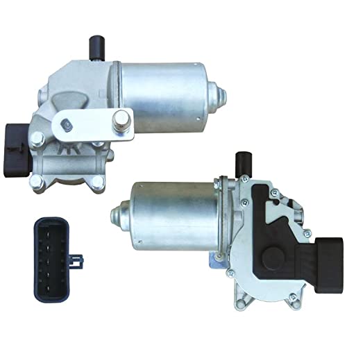 Image of Premier Gear PG-WPM8024 Windshield Wiper Motor Front Wiper Motor Replacement for Kenworth W900 (06-10), T800 (06-10), T600 Series (06-08), T400 (10-10), T300 (06-08), C500 (06-10)