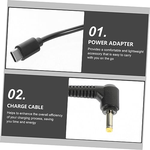 Adaptador de corriente Tipo C y cable de carga con extensión flexible 4