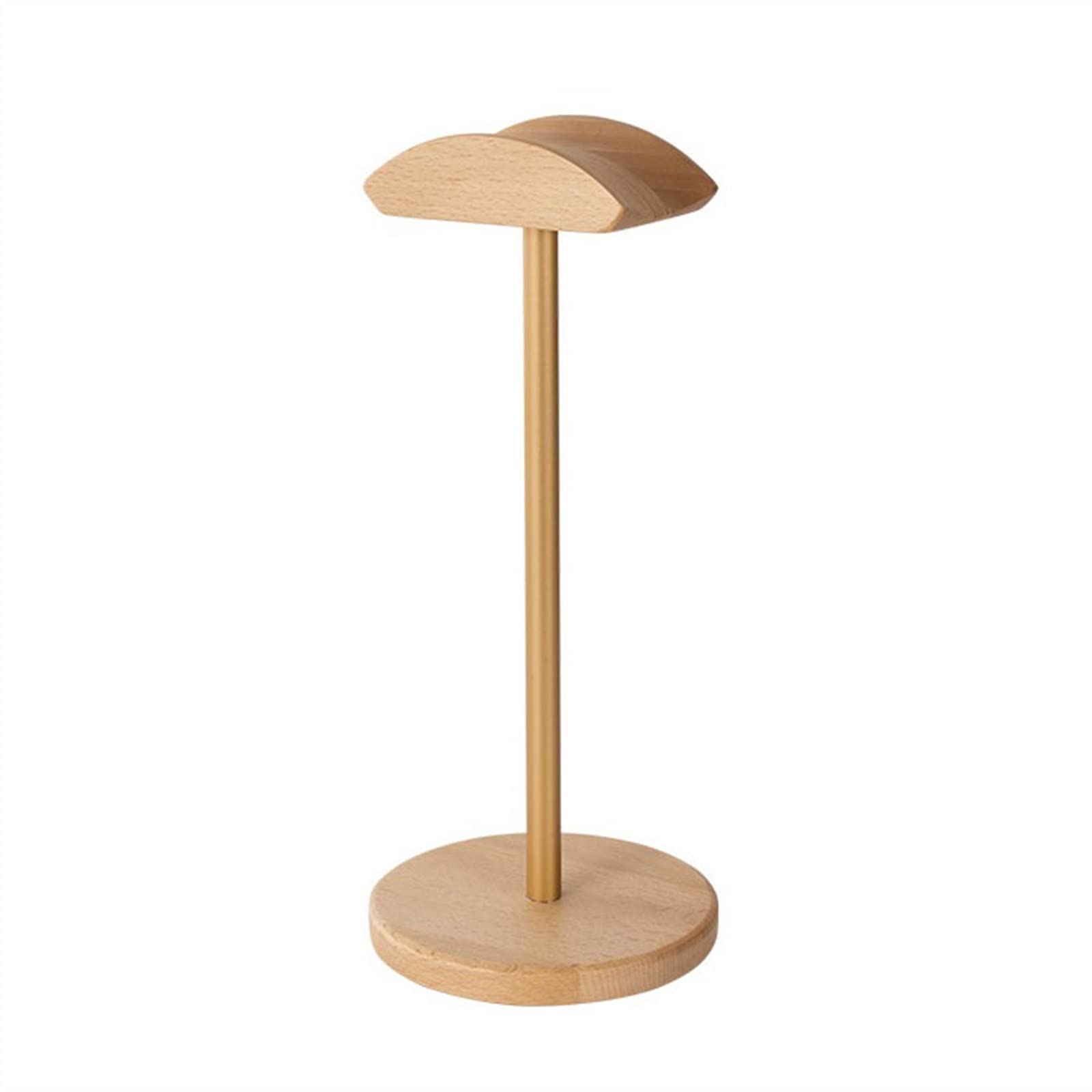 Supporto per Cuffie, Gancio per Cuffie, in Legno massello, Universale, in Lega di Alluminio, in Legno di Noce, Staffa di Supporto per Cuffie da scrivania