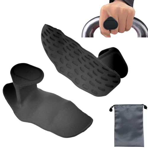 ZhaoCo Asas antideslizantes para entrenamiento, guantes ergonómicos de silicona para levantamiento de pesas, pull-ups, entrenamiento y ejercicio, mancuernas para hombres y mujeres