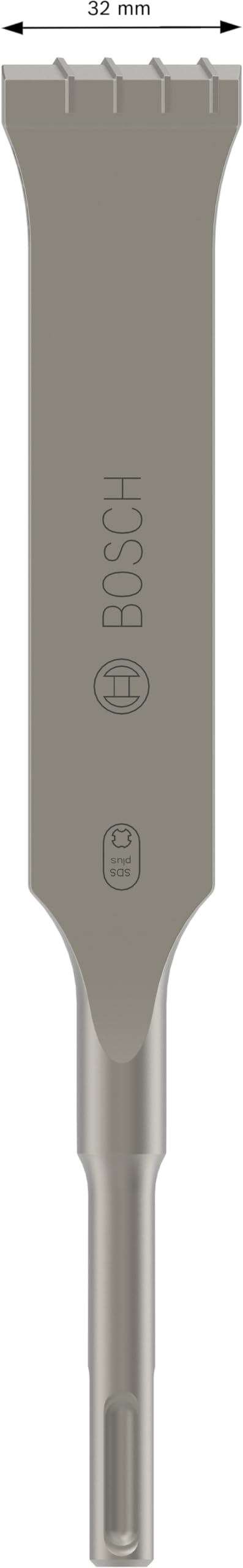 Bosch 1x PRO SDS plus-5C Mörtelmeißel mit Carbide-Spitze, 32 x 200 mm