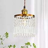 Cerdeco 華やかなクリスタル 大型ペンダントライト エレガントなシャンデリア 豪華なデザイン クリスタルビーズ 手軽に贅沢 装飾的な照明 雰囲気作り 手作業で作る PSE認証済み E26口金 吊り下げ照明 インテリア 天井照明 引掛シーリング ランプ別売 PD013