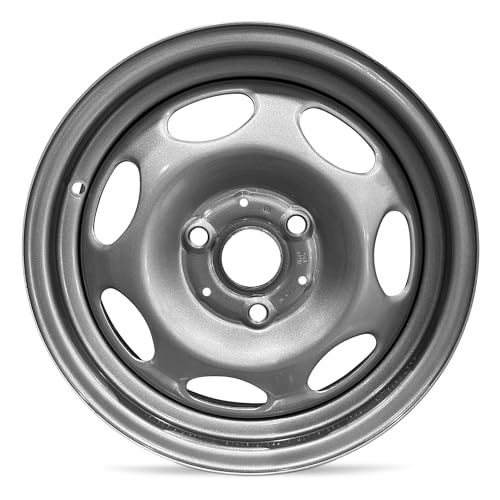 For 2008-2014 Smart Fortwo II 15 Inch Painted Silver Rim - OE Direct Replacement - Road Ready Car Wheel