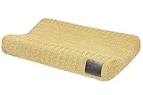 Meyco Baby Woezel Pip Wickelauflagenbezug (weich und hautfreundlich, aus 100% Baumwolle, waschbar, einfache Pflege, trocknergeeignet, Größe: 50 x 70 cm), Gelb