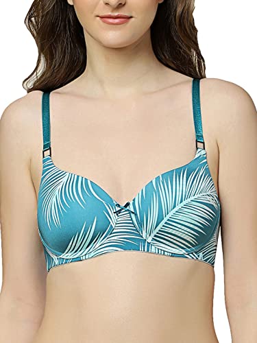 Image of Triumph International Doreen Bra For Women Non Wired Non Padded Wireless Bra Full Coverage Raschel Lace Lingerie Classic High Center Bridge Support Wide Straps Big Cup Bra for Larger Busts Pack Of 1