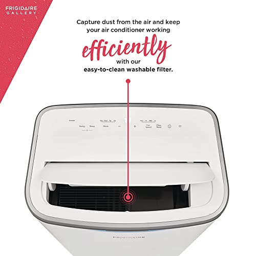 Frigidaire GHPC132AB1 13,000 BTU Cool Connect Portable Air Conditioner with Wi-Fi - 13000 BTU, White
