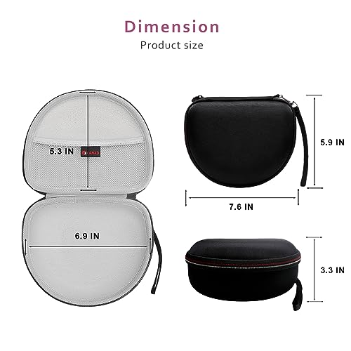 Protégez votre JBL E45BT des rayures avec cet étui rigide noir - 3