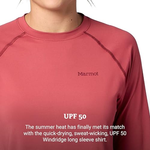 Image of MARMOT Women's Windridge Moisture Wicking, Breathable, UPF 50 Long Sleeve Shirt