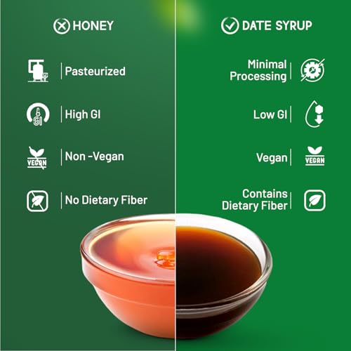 Image of Sweetch Dates Syrup 400 gm | Pure Natural Sweetener | No Added Sugar or Preservatives | Ideal for Milk, Cookies, Milkshakes, Pancakes, Muffins & Toppings | Convenient Squeeze Bottle (Pack of 1)