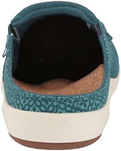 REVITALIGN Women's Siesta Suede Mule, Blue Coral, 9 Wide | Image 2