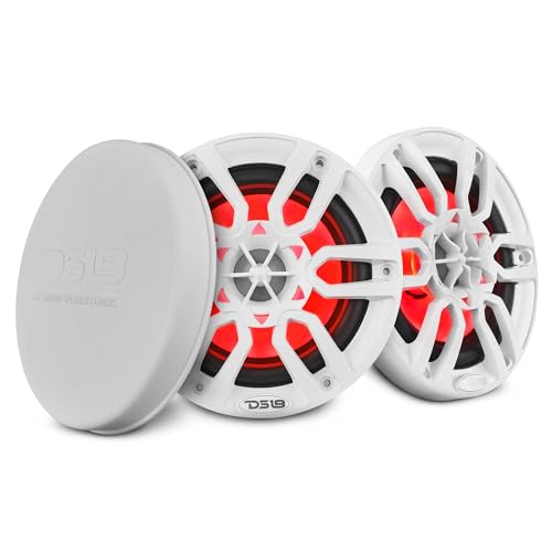 DS18 Hydro NXL-6 Coaxial Speaker Pair with RGB Lights