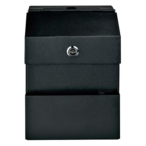 Mail Boss Locking Steel Suggestion Box Key Drop Box, Black - Image 2