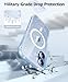 MIODIK for iPhone 17 Case + Screen Protector, [Compatible with Magsafe] Clear Glitter Women Girl Cute Phone Case, Anti-Yellowing Protective Shockproof Cover for iPhone 17 6.3 Inch - Sparkle Clear