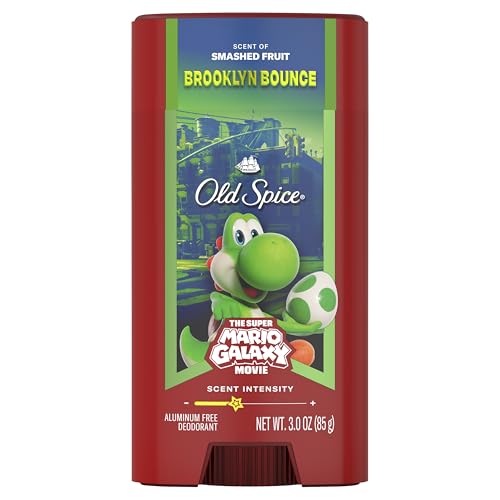 Old Spice Aluminum Free Deodorant for Men, Old Spice x The Super Mario Galaxy Movie, 24/7 Lasting...