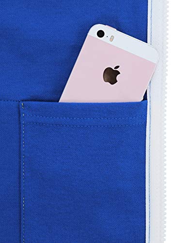 Image of Ohoo Mens Slim Fit Sleeveless Lightweight Zip Up Hooded Sweatshirt Vest Hoodie