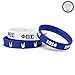 BBGreek Phi Beta Sigma Fraternity Paraphernalia - Official Vendor - Set of 3 Silicone Bracelets - Wrist Bands