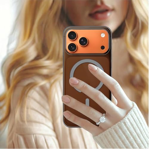 Image of Crystal Translucent Magnet Case for iPhone 17 Pro, Premium Polycarbonate, Ultra Strong Magnets, 360 Drop Protection, Raised Camera Protection, MagSafe Compatible