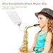 Alto Saxophone Music Clip With Cleaning Cloth, Vertical Holder For Tenor & Alto Sax, Lyre Clip For Beginners & Pros