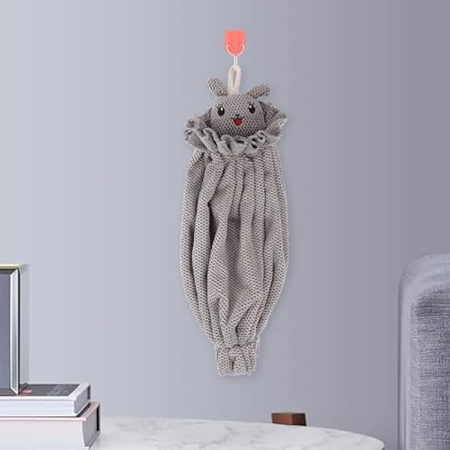 NOLITOY Grocery Bags Holder, Grey Cute Wall Mount Plastic Bag Organizer Hanging Waste Bag Storage Dispensers for Home Kitchen