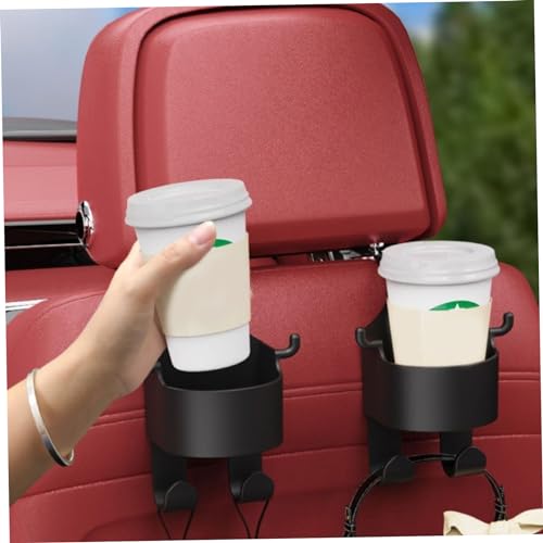 Portavasos para auto 3 en 1 con ganchos para asiento trasero miniatura 5