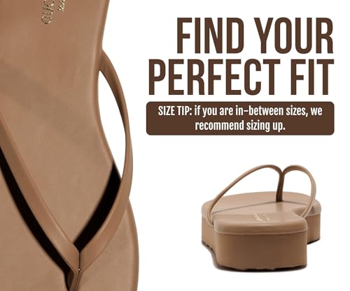 Image of Project Cloud Platform Sandals Women Memory Foam Flip Flops (ELEVATION) | Durable and Lightweight Non-Slip Sole Summer Thong Sandals - Platform Flip Flops for Women Everyday Comfort Daily.