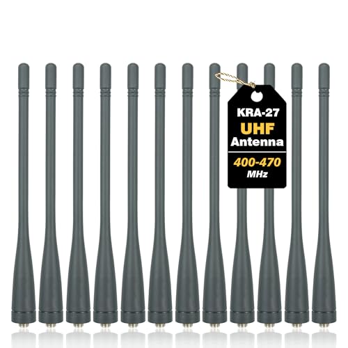 Antenne Kenwood KRA27 UHF lot de 10 pour NX-300 TK3160 hélicoïdale 400-470MHz