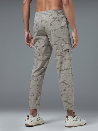 Image of TECHNOSPORT Men's Straight Fit Active Sports Cargo Track Pant with Ts Lytra