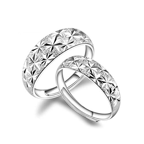 Bague étoile filante en argent le cadeau de Saint-Valentin idéal pour couple