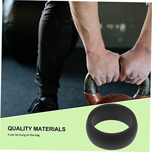 Anillos de silicona para gimnasio Yardwe, tamaño 2.5x2.5x0.7 cm miniatura 4