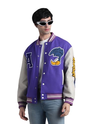 Image of Jack & Jones Stand Collar Varsity Jacket