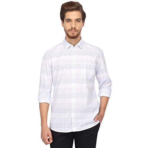 Image of Parx Mens Checked Casual Shirt