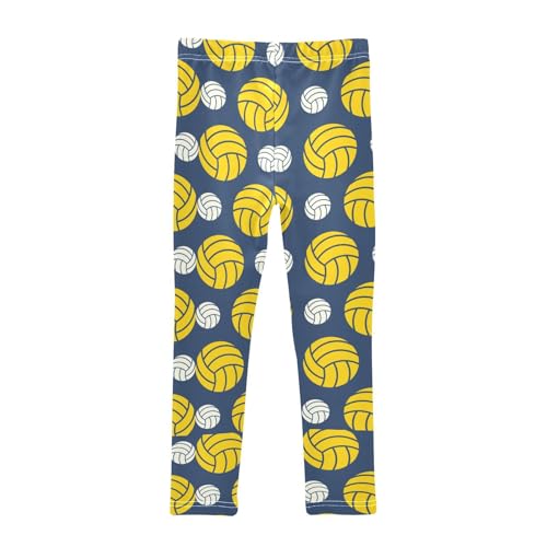 ZZKKO Girls Leggings Volleyball Toddler Girls Clothes Leggings for Girls Toddler Girls Leggings 3-4T2