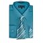 Milano Moda  w/ Matching Tie And Handkerchief Set Style Multi-Color Men's Dress Shirt main image 0