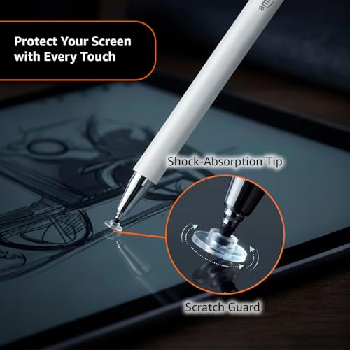 Amazon Basics Capacitive Stylus Pen (White) - Image 6