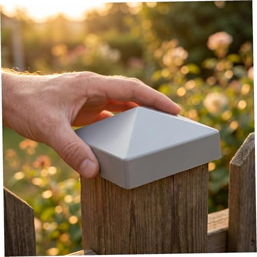 Capuchón de PVC para poste protector de columna impermeable PLAFOPE 8 uds 6