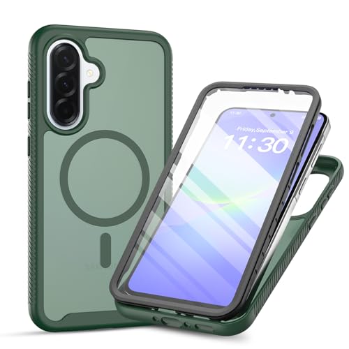 Coque antichoc Samsung Galaxy A36 5G verte pour protéger des chutes