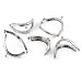 Rockin Beads 5 Metal Frames Snap Clasp Arch Pattern Coin Style Purse Silver 2-1/2"