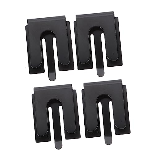 BESPORTBLE 4Pcs Microphone Holder Clips Easy Install No Drill Mount for Handheld Radio Durable and Car Accessories