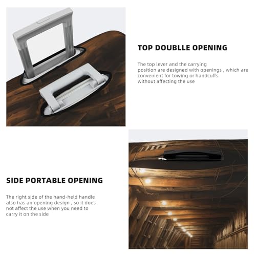 Travel Luggage Cover Suitcase Protector Elastic Washable Salt Mine Suitcase Cover Anti-scratch Spandex Baggage Covers Fits 18-32 Inch Luggage4