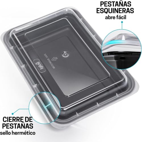 Image of Igluu Meal Prep Containers Reusable (20 Pack) 1 Compartment - 28oz