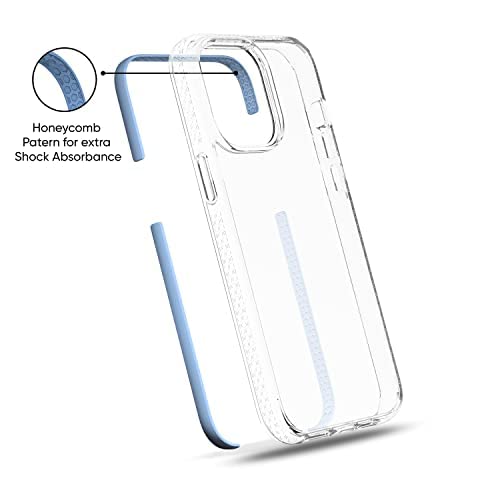Image of eller sante Guard MagPro for iPhone 14 Pro Case Cover, 10 Feet Drop Protection, Shockproof, Scratch Resistant, Slim, Thin Compatible with MagSafe iPhone 14 Pro Back Cover - Sierra Blue