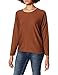 Produktbild Gerry Weber Damen Pullover aus Softer Wolle Langarm, überschnittene Schultern Pullover Pullover Langarm Rundhals Pullover unifarben Hazelnut 38