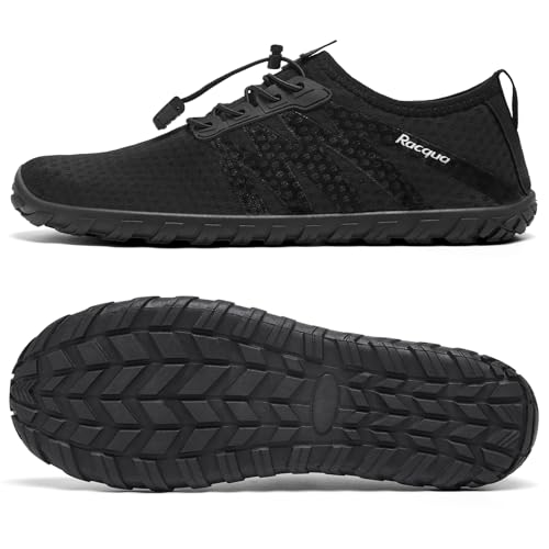 Image of Racqua Water Shoes Womens Mens Quick Dry Barefoot Shoes Swim Lightweight Surf Beach Pool Aqua Shoes